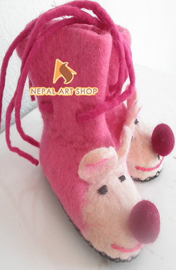 felt, wool, shoes, slippers, handmade, Nepal Art Shop, felting, craft, accessories