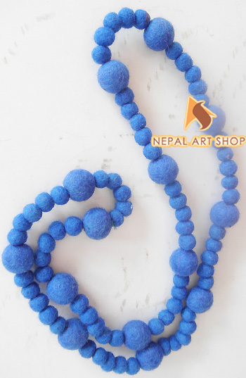 Nepal Art Shop, Felt Balls Chain, Handmade, Crafts, Quality