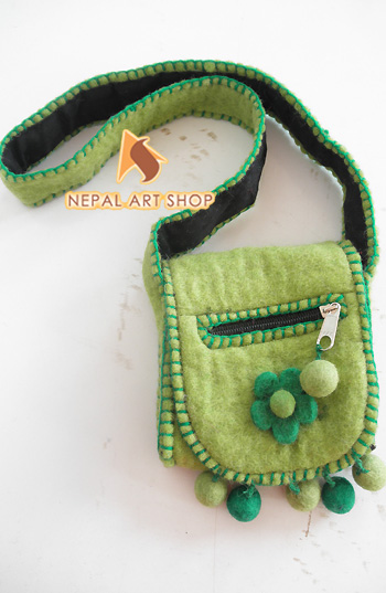 felted wool, handcrafted, Nepal, Nepal Art Shop, mobiles, bags, colorful, fun, home decor