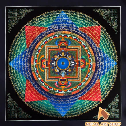 Pitture Thangka dell'Himalaya, dipinto mandala di Thangka, pitture Thangka tibetane, dipinti buddisti, dipinti mandala, dipinti della vita di Budda