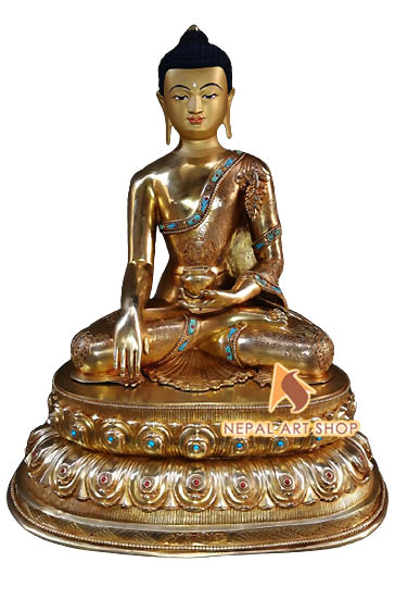 Shakyamuni Buddha, Statue, Handmade, Nepal, Art, Shop, Traditional, Crafting