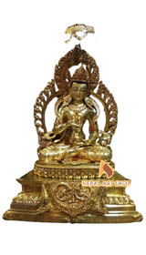 Vajrasattva statue, Gold Buddha Statue, Bronze Buddha Statue, Bodhisattva Statue
