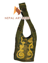 cotton sling bags, cotton sling crossbody bag, cotton sling bags supplier, cotton boho bags made in Nepal, Nepal cotton bags wholesaler