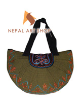 handmade crossbody bag, Nepal cross body bags manufacturer, Hippie Style bags, Nepal cross body bags exporter, cotton sling bags manufacturer