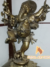 lord Ganesh statue, Hindu God Sculpture, Ganesh Figure,
handmade statue craft, Nepali artists Ganesh statue,
brass statue craft, Ganesh Garden Statue