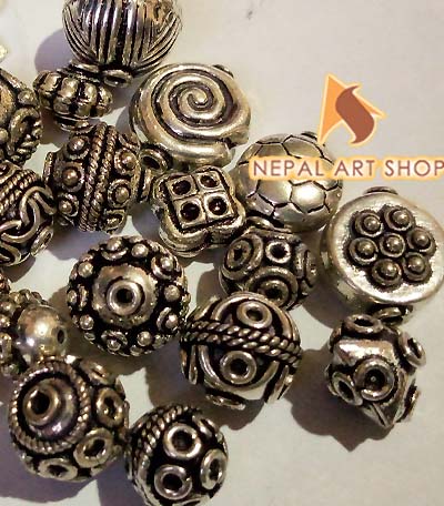 Metal beads for jewelry, handmade metal beads, metal beads and charms, handmade silver beads, solid brass beads, vintage metal beads,
beads for jewelry making