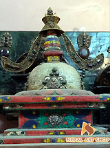 Stupa, Buddhist Stupa, Stupa temple craft, Buddhist ritual crafts for sale, bronze stupa, stupa meaning and purpose, stupa made in Nepal, Tibetan Stupa