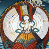 Dukhar Thangka Painting, Tibetan Buddhist Art, Dukkar, Paintings, Thangka art, Bodhisattvas, buddha, Buddhist deities and symbols