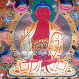 Amitaus Buddha Thangka, Amitaus Buddha Painting, Nepal Art Shop, Thangka Painting, Authentic Thangka, Handcrafted Thangka