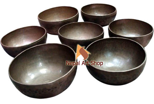 Antique Finish Singing Bowls - Manufacturer and Exporter Nepal Art Shop