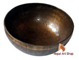 Nepalese vintage singing bowls, each carrying a rich, mystical resonance.