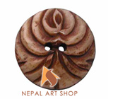Bone Button, hand carved bone buttons, clothing bone buttons, Nepal clothing buttons,
Kathmandu bone button shops