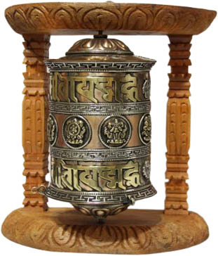 Buddhist Prayer Wheel - Manufacturer and Exporter Nepal Art Shop