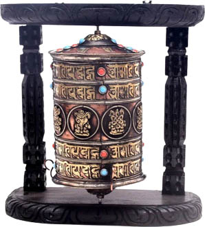 Buddhist Prayer Wheel - Manufacturer and Exporter Nepal Art Shop