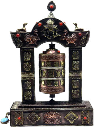 Buddhist Prayer Wheel - Manufacturer and Exporter Nepal Art Shop