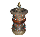 Tibetan Buddhism, Tibetan prayer wheel, Prayer Wheels, Buddhist Spinning Wheel