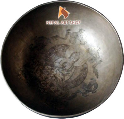 Carved Tibetan Singing Bowls - Manufacturer and Exporter Nepal Art Shop