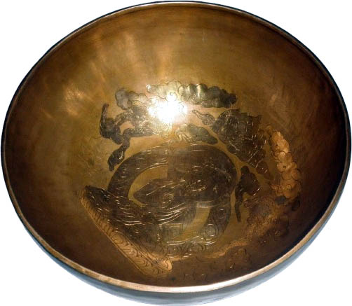 Carved Tibetan Singing Bowls - Manufacturer and Exporter Nepal Art Shop