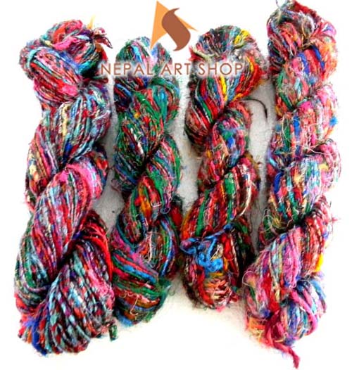 fabric and yarn, knitting wool fabric and yarn, yarn and fabric stock, recycled sari silk yarn, felt wool and yarn, yarn basket, hemp fabric, banana yarn