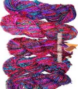 Recycled Silk yarn, fabric and yarn, knitting wool fabric and yarn, yarn dyeing, yarn and fabric stock, yarns Colors, Ribbon Yarn, silk yarn, yarn dyeing