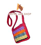 Felted bags,  hand bag, wet felting, knitting, yarn, coin purse, diy felt bag, handmade felt bag