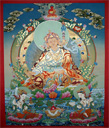 Guru Padmasambhava Thangka Art, Guru thangka, Padmasambhava thangka art