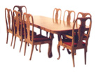 walnut dining table, hand carved walnut wooden tables, solid walnut dining table and chairs,
dining room furnitures