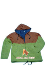 jumper with jacket, jacket with wool, wool hoodie jacket, hoodie with wool coat