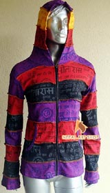 Himalayan Rajor Cut Cotton Jacket, Funky Boho Cotton Jackets, Patchwork Gheri Cotton Jacket, Nepal Garments, Nepal Clothing supplies, Nepal cotton jackets, patchwork hoodies