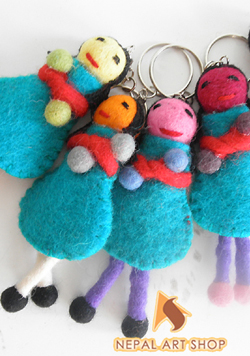 Angels Felt Wool DIY Crafts – Christmas Kit – Wholesale Felt Kids Craft Code EFCF019 from Nepal