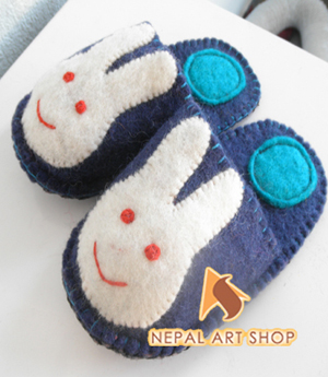 Fun Felt Slipper – Jungle Kit – Wholesale Felt Kids Craft Code EFCF029 from Nepal