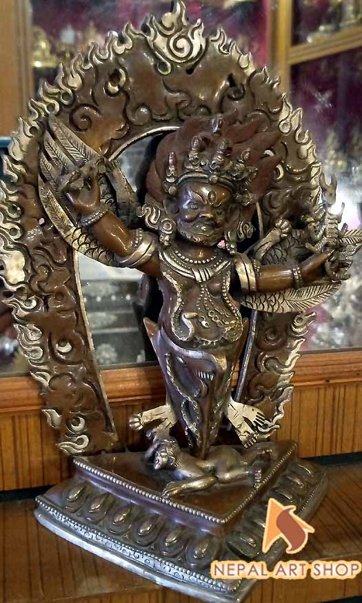 Tibetan Deities Statue, Mahakala staue, namse bangdzo, Milarepa Statue, Marpa, Karmapa Kagyu Statue, Gampoa Statue,
Tilopa, Naropa, Chenresiz statue, Demchhog Khorlo, Duikhor Statue, Kalchakra Statue, Vajrayani Buddhism, Nepal, Tibet, Buddha