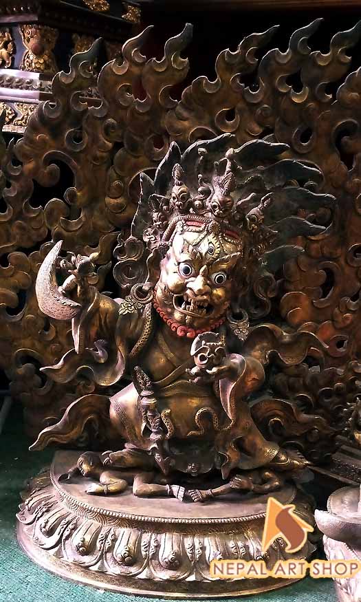 Tibetan Deities Statue, Mahakala staue, namse bangdzo, Milarepa Statue, Marpa, Karmapa Kagyu Statue, Gampoa Statue,
Tilopa, Naropa, Chenresiz statue, Demchhog Khorlo, Duikhor Statue, Kalchakra Statue, Vajrayani Buddhism, Nepal, Tibet, Buddha