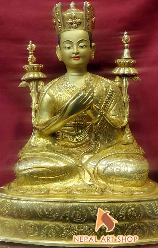 Tibetan Deities Statue, Mahakala staue, namse bangdzo, Milarepa Statue, Marpa, Karmapa Kagyu Statue, Gampoa Statue,
Tilopa, Naropa, Chenresiz statue, Demchhog Khorlo, Duikhor Statue, Kalchakra Statue, Vajrayani Buddhism, Nepal, Tibet, Buddha