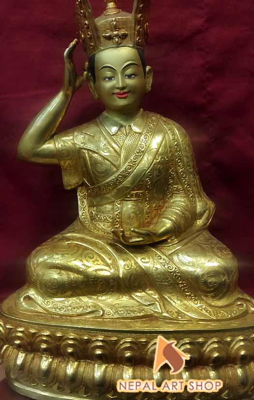 Tibetan Deities Statue, Mahakala staue, namse bangdzo, Milarepa Statue, Marpa, Karmapa Kagyu Statue, Gampoa Statue,
Tilopa, Naropa, Chenresiz statue, Demchhog Khorlo, Duikhor Statue, Kalchakra Statue, Vajrayani Buddhism, Nepal, Tibet, Buddha