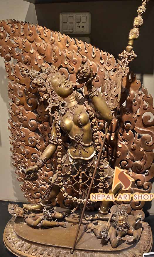 Tibetan Deities Statue, Mahakala staue, namse bangdzo, Milarepa Statue, Marpa, Karmapa Kagyu Statue, Gampoa Statue,
Tilopa, Naropa, Chenresiz statue, Demchhog Khorlo, Duikhor Statue, Kalchakra Statue, Vajrayani Buddhism, Nepal, Tibet, Buddha