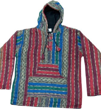 Cactus Red Throne Inspired Hand Woven Textile Vibrant Hoodie Jacket – Wholesale Nepal Garment Code NGARM042