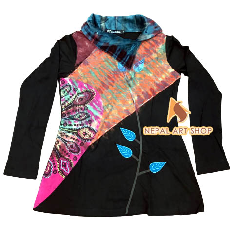 Ladies Winter Cotton Long Coat Nature Inspired – Wholesale Nepal Garment Code NGARM009