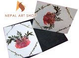 Lokta Paper Greeting Card – Embossed – Wholesale Lokta Paper Product Code LGC008