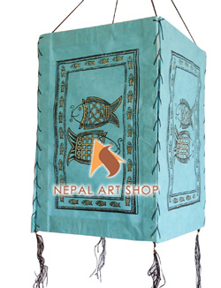 Lokta Paper Lamp Shade – Cylinder – Wholesale Lokta Paper Product Code LLS003