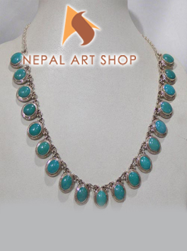 Silver Necklace – Feather Charm – Wholesale Nepal 925 Sterling Silver Jewelry Code SNECK027