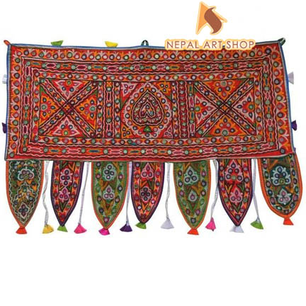 Torans, window valance, bandarwal, door topper, Window Hanging