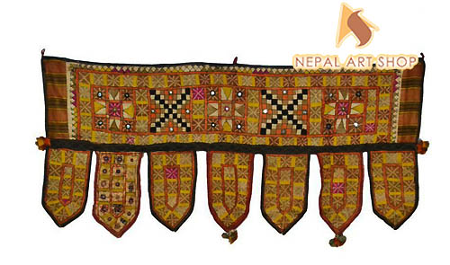 Torans, window valance, bandarwal, door topper, Window Hanging