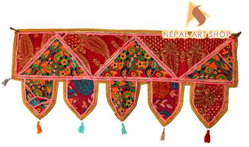 Torans, window valance, bandarwal, door topper, Window Hanging