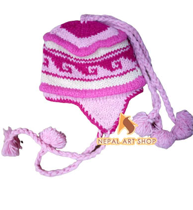 Wool Hat with Fleece Lining – Wholesale Nepal Woolen Hat Code WHAT028